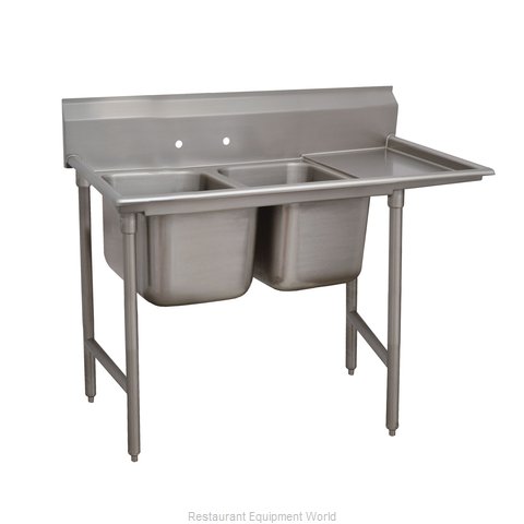Advance Tabco 93-22-40-24R Sink, (2) Two Compartment