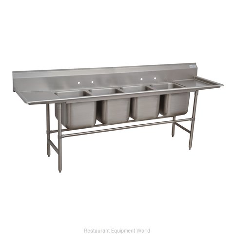 Advance Tabco 94-24-80-18RL Sink, (4) Four Compartment