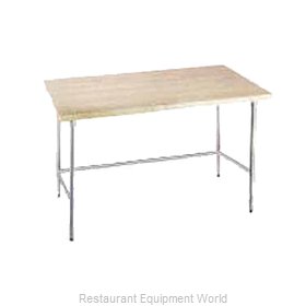Advance Tabco TH2G-244 Work Table, Wood Top