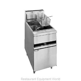 ANETS 18 Fryer, Gas, Floor Model, Full Pot