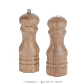 American Metalcraft PMSS62 6 Stainless Steel Salt Shaker and Pepper Mill  Set