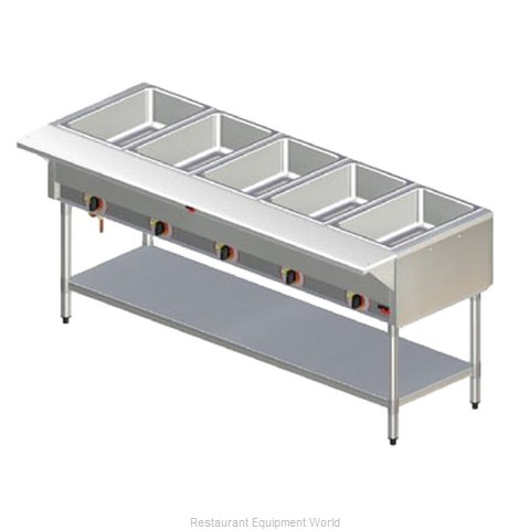 APW Wyott SST-5 Serving Counter Hot Food Steam Table Electric