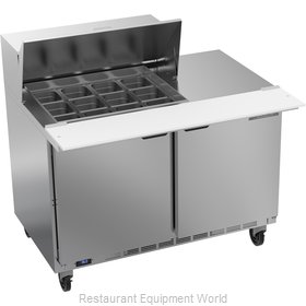Beverage Air SPE48HC-12M Refrigerated Counter, Mega Top Sandwich / Salad Unit