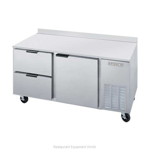 Beverage Air WTRD67A-2 Refrigerated Counter, Work Top