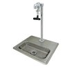 BK Resources BK-WS-1SGF-G Glass Filler Station with Drain Pan