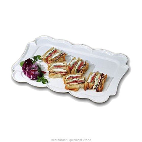 Bon Chef 2097PWHT Serving & Display Tray, Metal