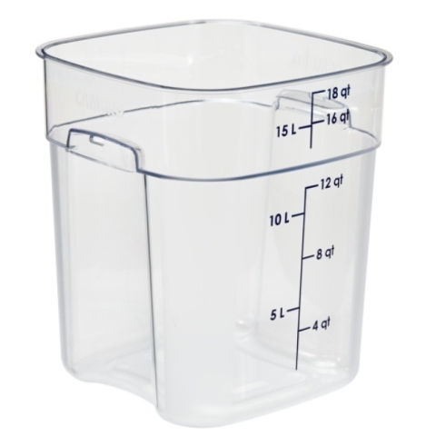 Cambro 18SFSPROCW135 Food Storage Container, Square