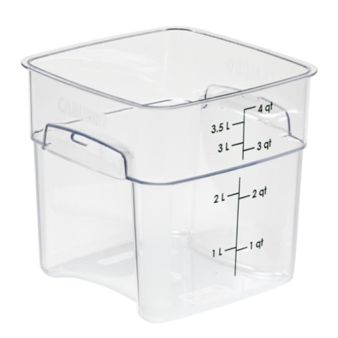 Cambro 4SFSPROCW135 Food Storage Container, Square