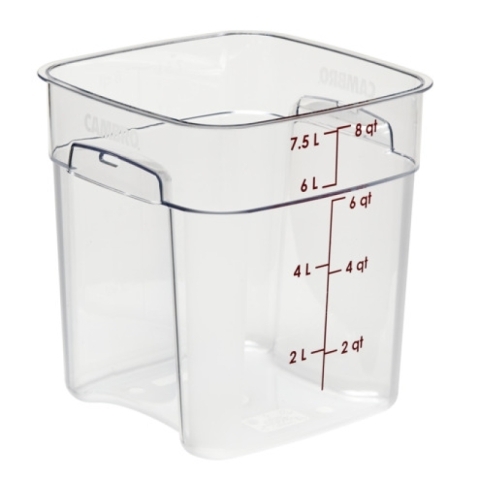 Cambro 8SFSPROCW135 Food Storage Container, Square