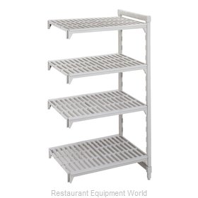 Cambro CPA183664V4480 Shelving Unit, Plastic with Poly Exterior Steel Posts