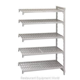 Cambro CPA184272V5480 Shelving Unit, Plastic with Poly Exterior Steel Posts