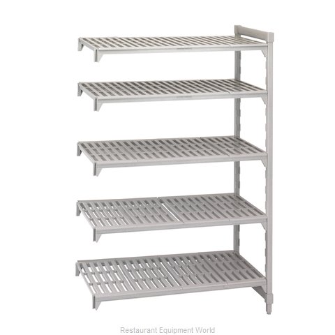 Cambro CPA187272V5PKG Shelving Unit, Plastic with Poly Exterior Steel Posts