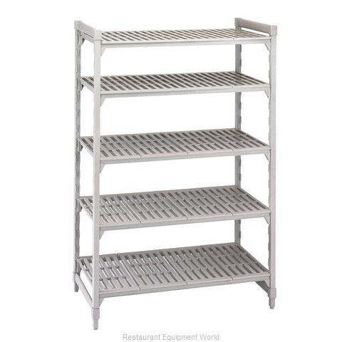 Cambro CPU184872V5480 Shelving Unit, Plastic with Poly Exterior Steel Posts