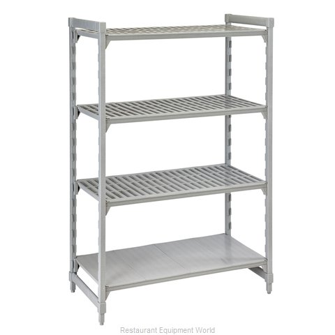Cambro CPU243072VS4480 Shelving Unit, Plastic with Poly Exterior Steel Posts