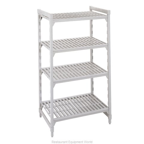 Cambro CPU246072V4480 Shelving Unit, Plastic with Poly Exterior Steel Posts