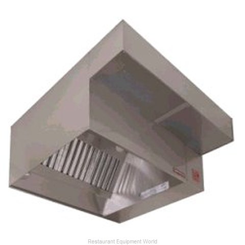 Captive Aire ND-PSP-7SS Exhaust Hood with Front Air Supply