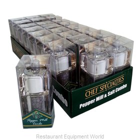 Chef Specialties 01551 Salt / Pepper Shaker & Mill, Combo