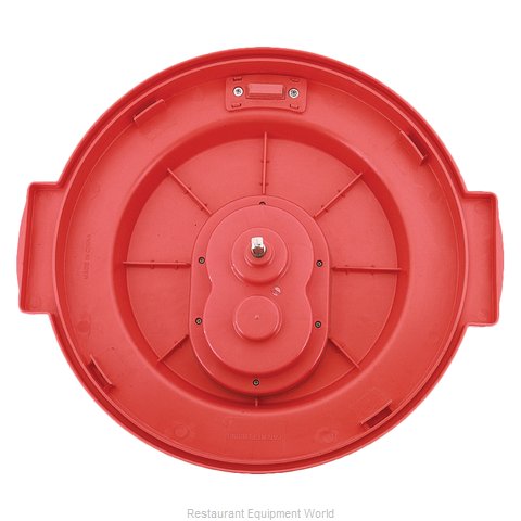 Chef Master 90005 Red 5 Gallon Plastic Salad Spinner / Dryer with