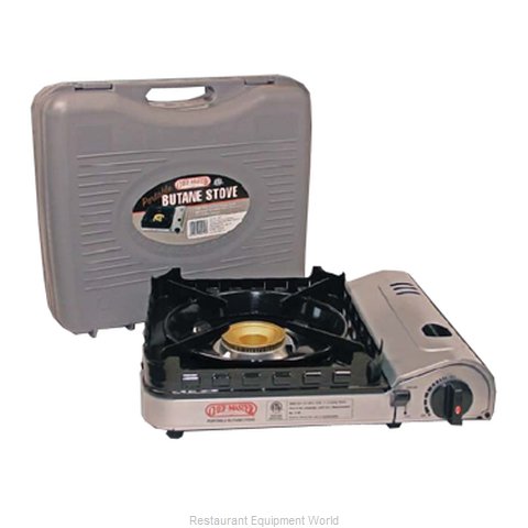 Chef Master Estufa de butano portátil 90019 | Estufa de gas de un solo  quemador de 15,000 BTU | Esenciales de camping y mochilero | Encendido