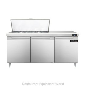Continental Refrigerator DL72-18M Refrigerated Counter, Mega Top Sandwich / Sala