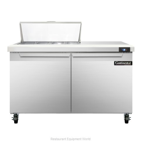 Continental Refrigerator SW48-8C Refrigerated Counter, Sandwich / Salad Top