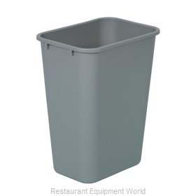 Continental 4114GY Waste Basket, Plastic