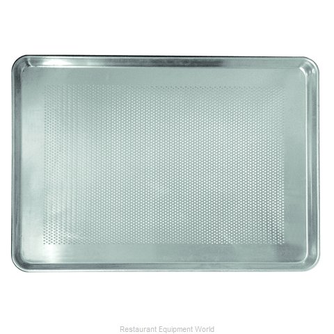 18 x 26 Perforated Full Size 19 Gauge Wire in Rim Aluminum Sheet Pan