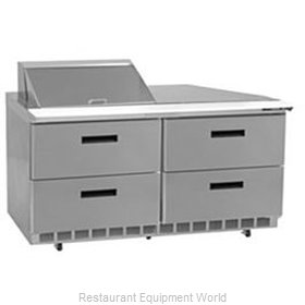 Delfield D4460N-8 Refrigerated Counter, Sandwich / Salad Top