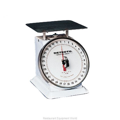 Detecto PT-25 Petite Top Loading Scale with Fixed Dial-25lb Capacity
