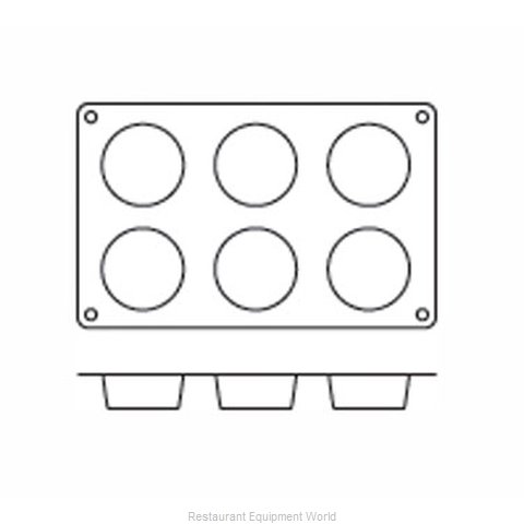 Eurodib SF047N Baking Sheet, Pastry Mold, Flexible