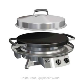 EVO 10-0020-NG Round Griddle / Fry Top, Gas