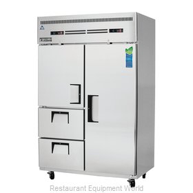 Everest Refrigeration ESRF2D2 Refrigerator Freezer, Reach-In