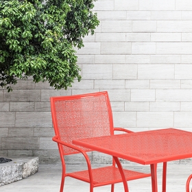 28SQ Coral Patio Table Set