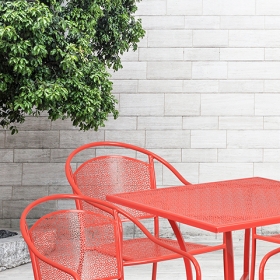 28SQ Coral Patio Table Set