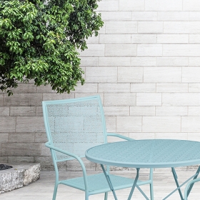 30RD Sky Blue Fold Patio Set