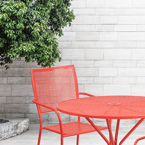 35.25RD Coral Patio Table Set