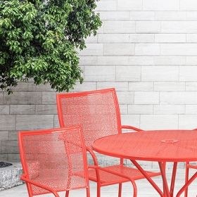 35.25RD Coral Patio Table Set