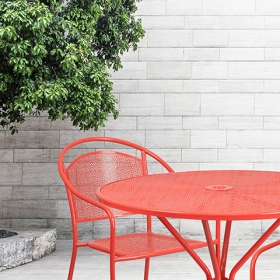 35.25RD Coral Patio Table Set