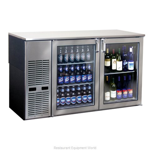 Glastender C2FB52 Back Bar Cabinet, Refrigerated