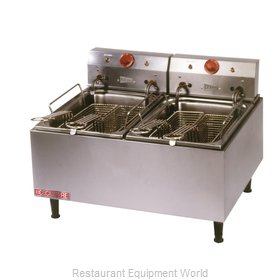 Grindmaster-Cecilware EL2X15 Countertop Split Pot Fryer