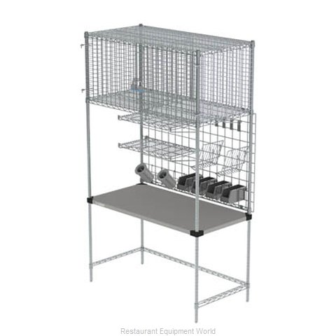 Intermetro CR2448MGR Shelving Unit, To-Go & Delivery Staging