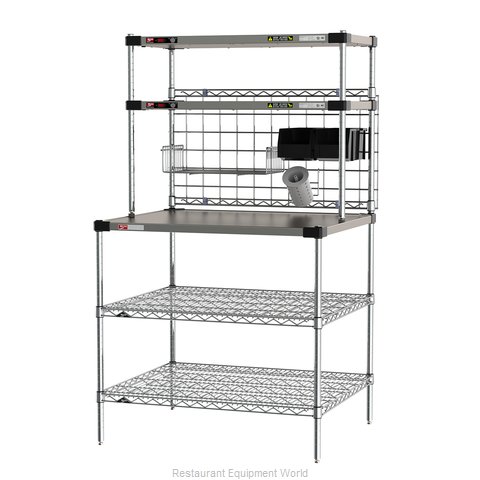Intermetro CRHSP-3036 Shelving Unit, To-Go & Delivery Staging