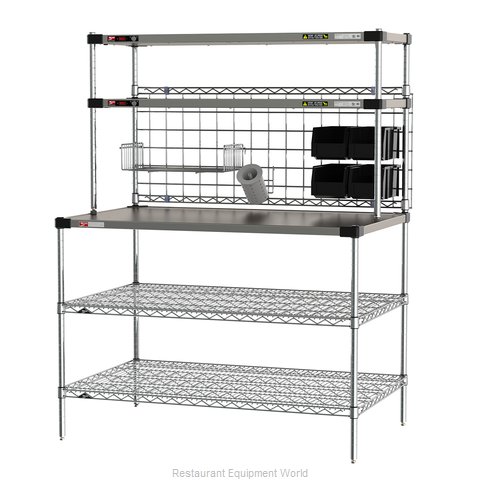 Intermetro CRHSP-3048 Shelving Unit, To-Go & Delivery Staging