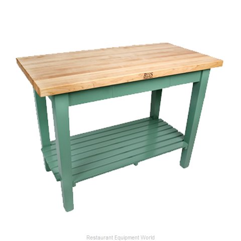 John Boos C4830-S-N Work Table, Wood Top