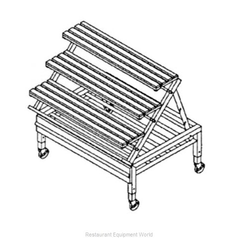 John Boos DFM36-M-HL Table Display Merchandising