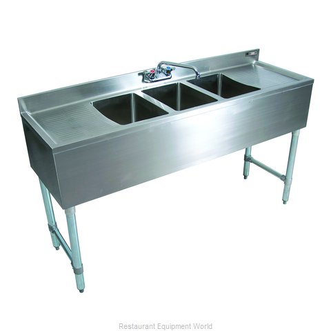 John Boos EUB3S72-2D-X Underbar Sink Units