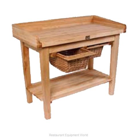 John Boos WH04-O Work Table Wood Top