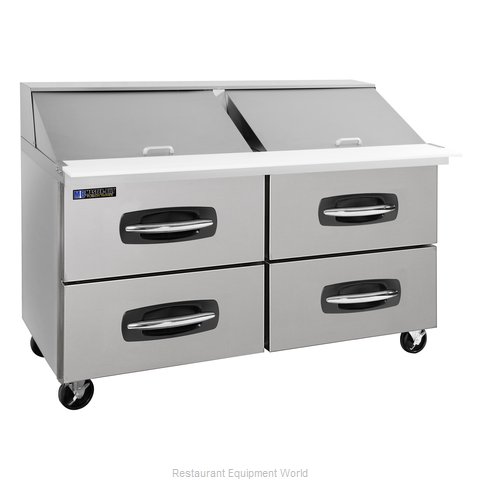 Master-Bilt MBSMP60-24A-001 Refrigerated Counter, Mega Top Sandwich / Salad Unit