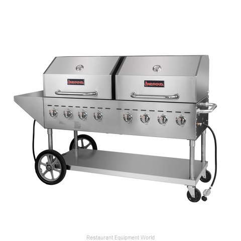 MVP Group Sierra SRBQ-60 Charbroiler, Gas, Outdoor Grill