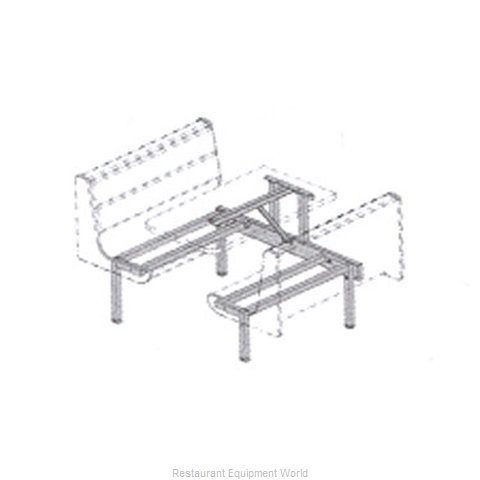 Plymold 50050D1 Booth Cluster Seating Support